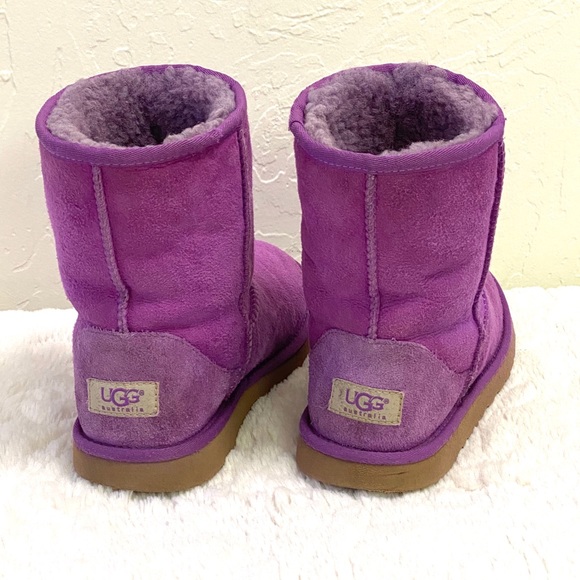 UGG Other - UGG, Boots Classic Short Purple Sz 5 Youth